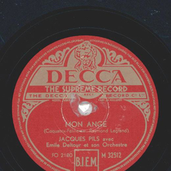 Jacques Fils - Clopin Clopant / Mon Ange