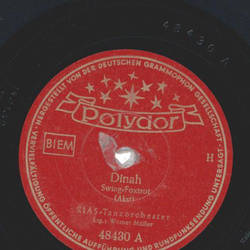 RIAS-Tanzorchester: Werner Mller - Dinah / Promenade