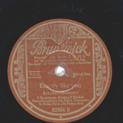 Brocksi-Quintett - Sing, sing, sing / Exactly like you