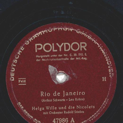 Helga Wille und die Nicolets - Rio de Janeiro / Prisner...