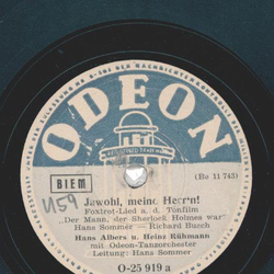 Hans Albers und Heinz Rhmann / Hans Albers - Jawohl,...