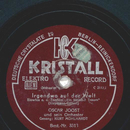 Oscar Joost - Irgendwo auf der Welt / Wir zahlen keine...