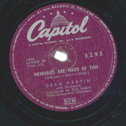 Dean Martin - Memories are made of this / Change of heart