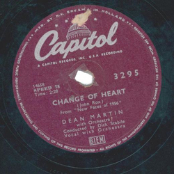 Dean Martin - Memories are made of this / Change of heart
