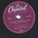 Dean Martin - Memories are made of this / Change of heart