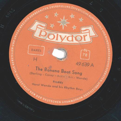 Freddy - The Banana Boat Song / Dont Forbid Me