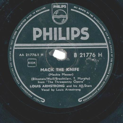 Louis Armstrong - Mack the Knife / Back o Town Blues