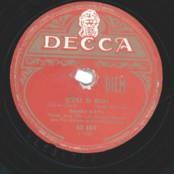 Danny Kaye - Cest si bon / Wilhelmina