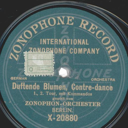 Zonophone-Orchester Berlin - Duftende Blumen,...