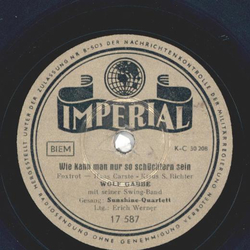 Wolf Gabbe - Wie kan man nur so sch�chtern sein / Wilhelmina