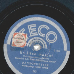 Dansorkester - En Liten Mascot/ N�r Jag Ser I Dina �gon