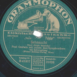 The Paul Godwins Jazz-Symphonians - Sehnsucht / Zwei rote...