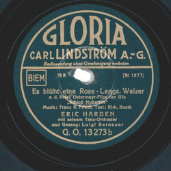 Eric Harden - Seinem Herzen Darf Man Nie trauen (Langs, Walzer) / Es Bl�ht Eine Rose (Langs, Walzer) 