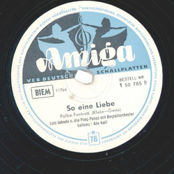 Lutz Jahoda - Die Ping-Pongs ? Ladislaus, Komm, Pack Deine Fiedel Aus / So Eine Liebe