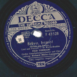 Vico Torriani - Bravo, bravo / Angelina, Angelina