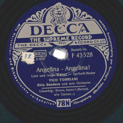Vico Torriani - Bravo, bravo / Angelina, Angelina