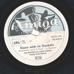 Erwin Hartung - K�sse mich im Dunkeln / Wir sind alle...