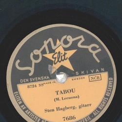 Sten Hagberg - Begin The Beguine / Tabou