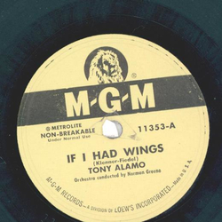 Tony Alamo - If I Had Wings / After Your Love
