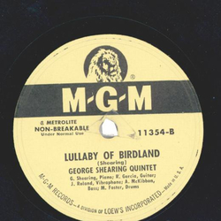 George Shearing Quintet - When Lights Are Low / Lullaby Of Birdland