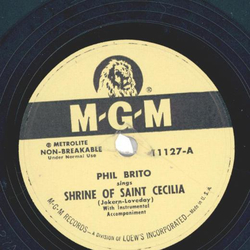 Phil Brito - Shrine Of St. Cecilia / Sometime Remind Me...