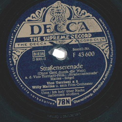 Vico Torriani - Stra�enserenade (Ohne Geld durch die...