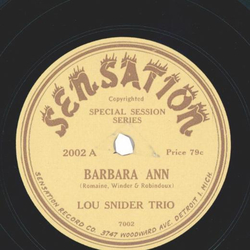 Lou Snider ? Barbara Ann / Emperor Waltz 