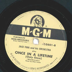 Jack Fina And His Orchestra ? Always You / Once In A Lifetime