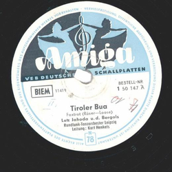 Lutz Jahoda U. D. Bergols / Sonja Siewert, Ralf Paulsen...