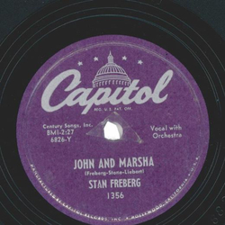 Stan Freberg - John And Marsha / Ragtime Dan
