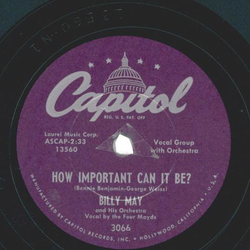 Billy May And His Orchestra ? How Important Can It Be? /...