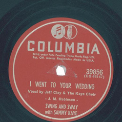 Swing And Sway With Sammy Kaye ? I Went To Your Wedding /...