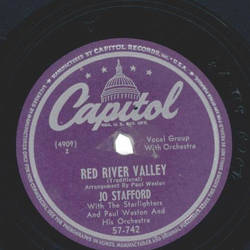 Jo Stafford With The Starlighters And Paul Westons Orchestra ? If I Ever Love Again / Red River Valley