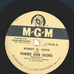 Robert Q. Lewis ? Wheres-A Your House? / There She Goes