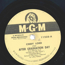 Cindy Lord ? After Graduation Day / So Deep My Love