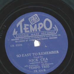 Nick Cea ? September In The Rain / So Easy To Remember