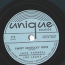 Jack Carroll ? Sweet Kentucky Rose / Half-Heartedly