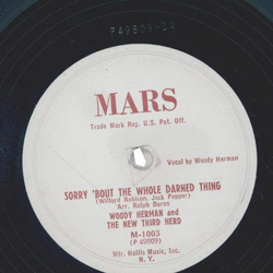 Woody Herman And The New Third Herd ? Four Others / Sorry Bout The Whole Darned Thing