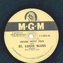 Frank Petty Trio ? St. Louis Blues / Congratulate Me