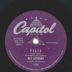Ray Anthony - Melancholy Rhapsody / Vilia