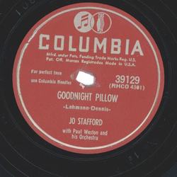 Jo Stafford With Paul Weston And His Orchestra ?...