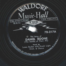 Loren Becker / Knuckles oToole - Daniel Boone / Honky...