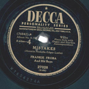 Frankie Froba And His Boys ? Mistakes / Whos Sorry Now