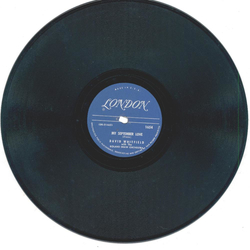 David Whitfield , With The Roland Shaw Orchestra ? My September Love / The Rudder And The Rock