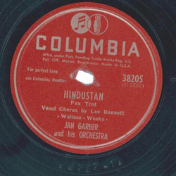 Jan Garber And His Orchestra ? Bedelia / Hindustan