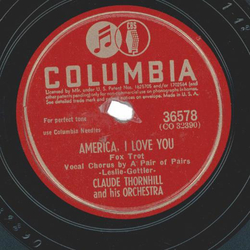 Claude Thornhill And His Orchestra ? America, I Love You...