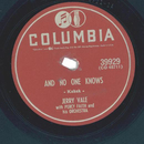 Jerry Vale With Percy Faith And His Orchestra ? And No...
