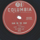 Art Lowry His Piano And Orchestra ? Rain On The Roof /...