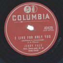 Jerry Vale ? I Live For Only You / Hey, Punchinello