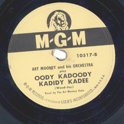Art Moony And His Orchestra ? The Story of Annie Laurie / Oody Kadoody Kadidy Kadee